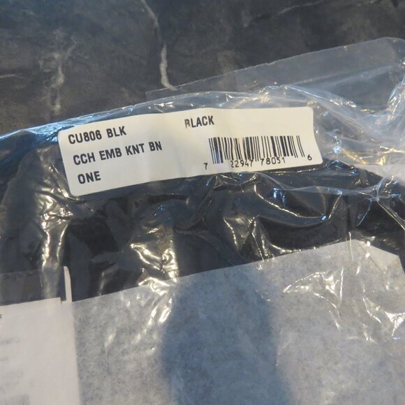 Coach Black 1941 Ribbed Knit Beanie – New With Tags – One Size (B2) - Picture 6 of 8